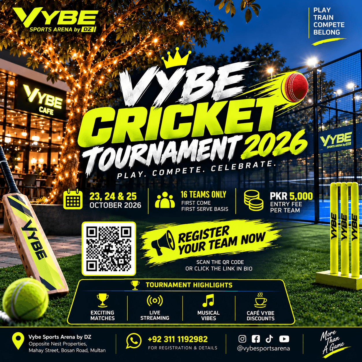 VYBE Indoor Cricket Championship 2026